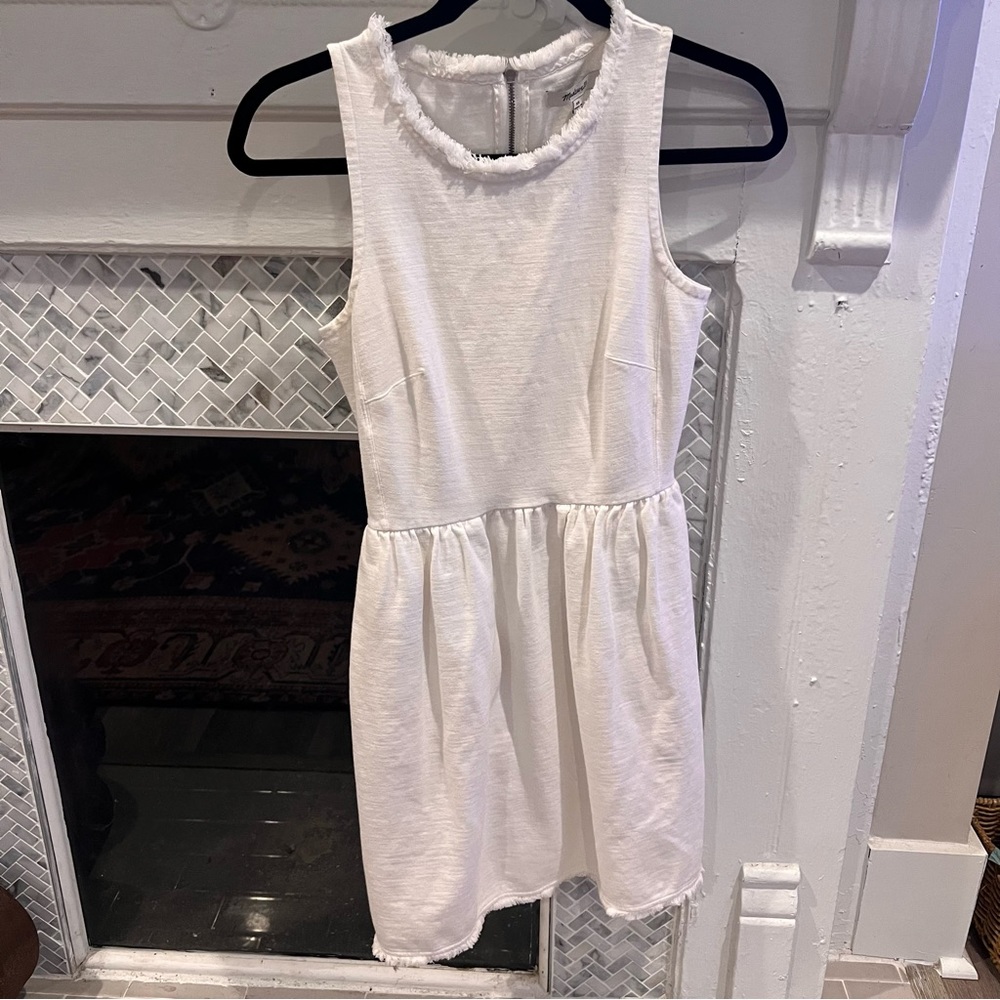 Madewell White Cotton Dress